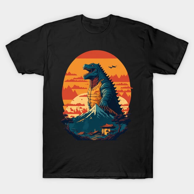 King of The monsters vector illustration design T-Shirt by Nasromaystro